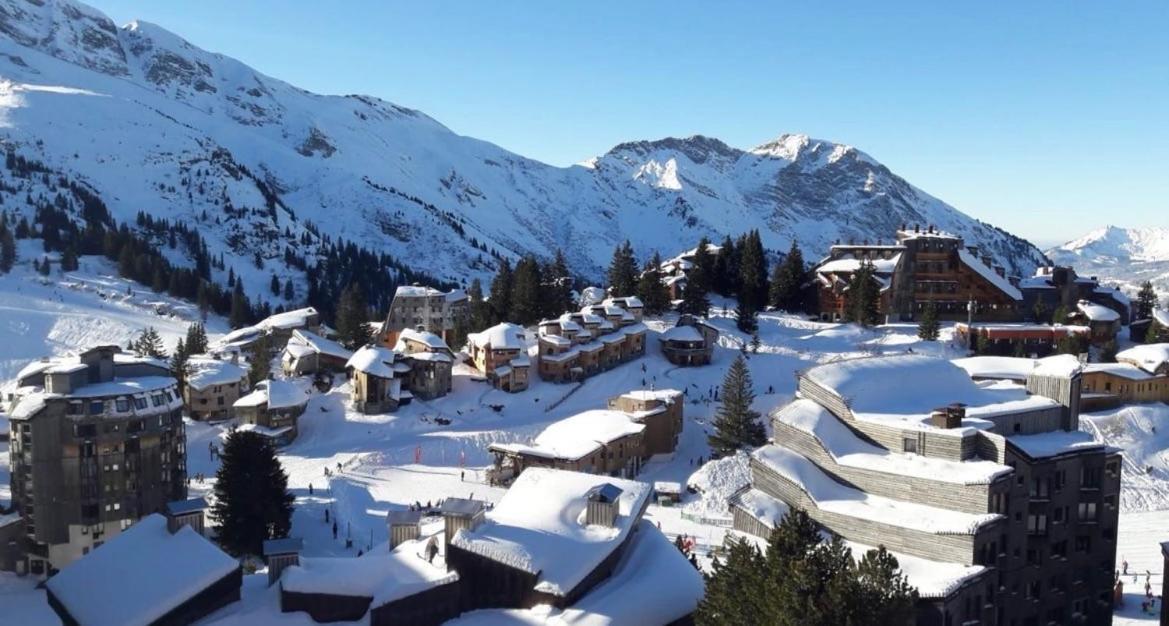 Charmant T2 Classe 3 Etoiles, Les Crozats, Magnifique Vue Montagne Avoriaz Kültér fotó